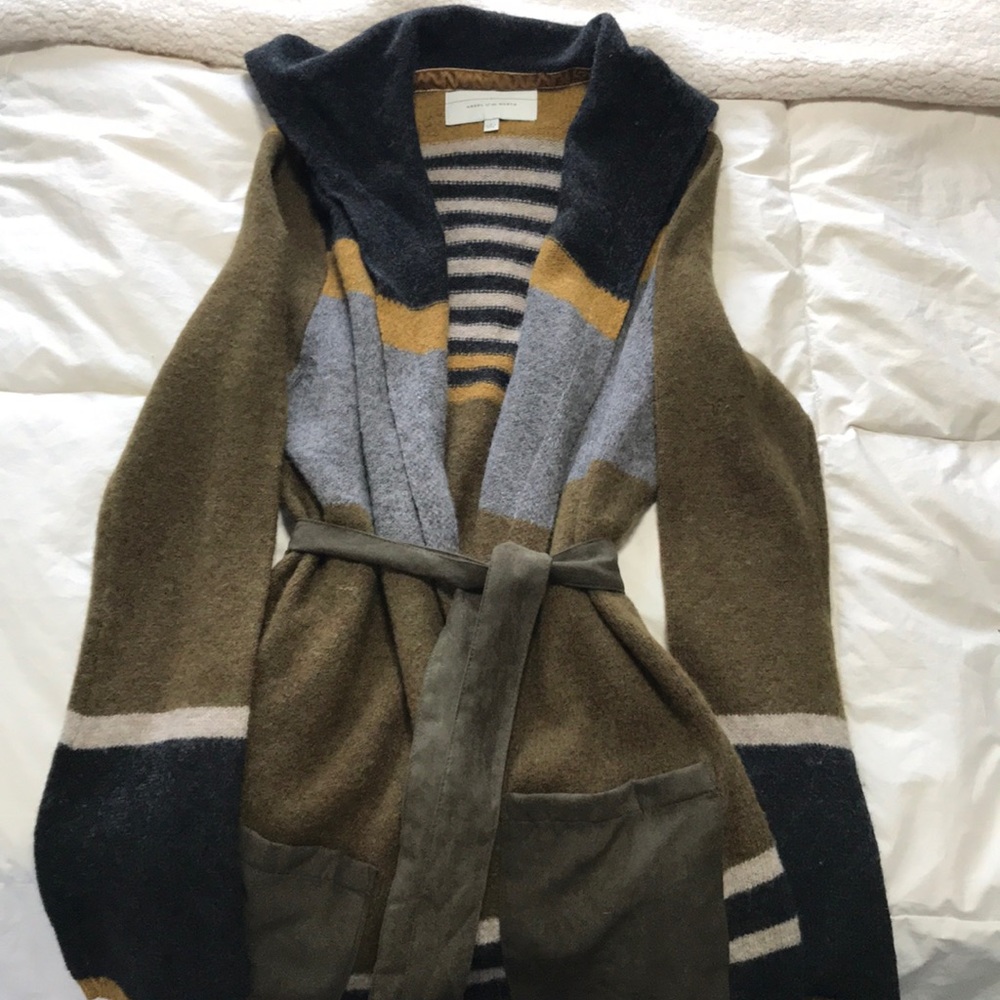 Anthropologie wrap sweater- Angel of the North